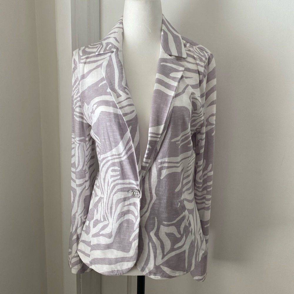 ARMANI EX cotton jersey blazer